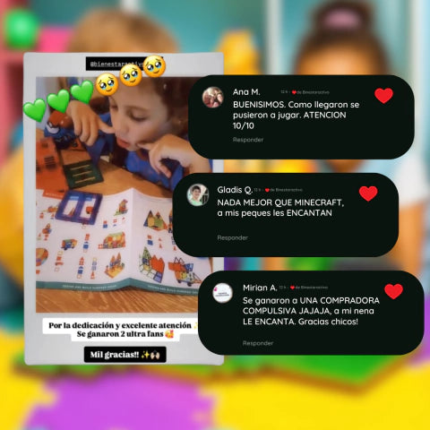 BLOQUES MAGNETICOS VERSION (ALDEA) MINECRAFT BIENESTARACTIVO®