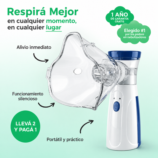 Nebulizador Bienestaractivo® 2.0 | Respira con facilidad.