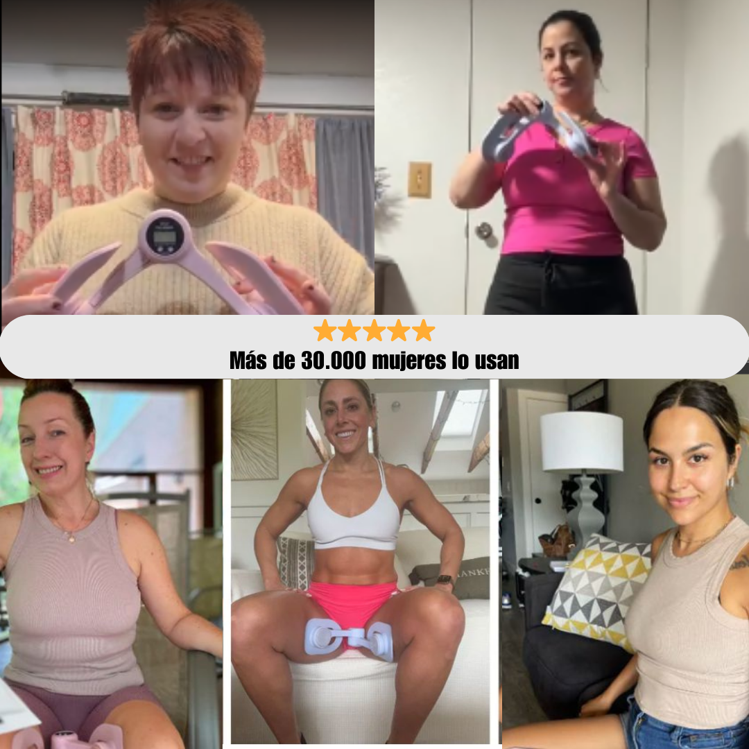 Pelvic BienestarActivo® con Contador de Repeticiones | Ejercitador de Suelo Pélvico y Glúteos